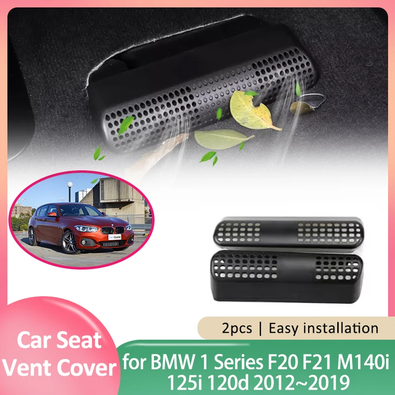 for BMW 1 Series F20 F21 M140i 125i 120d 2012~2019 Car Seat Air Vent Cover Under Ventilation Duct Outlet Grille Duct Accessories