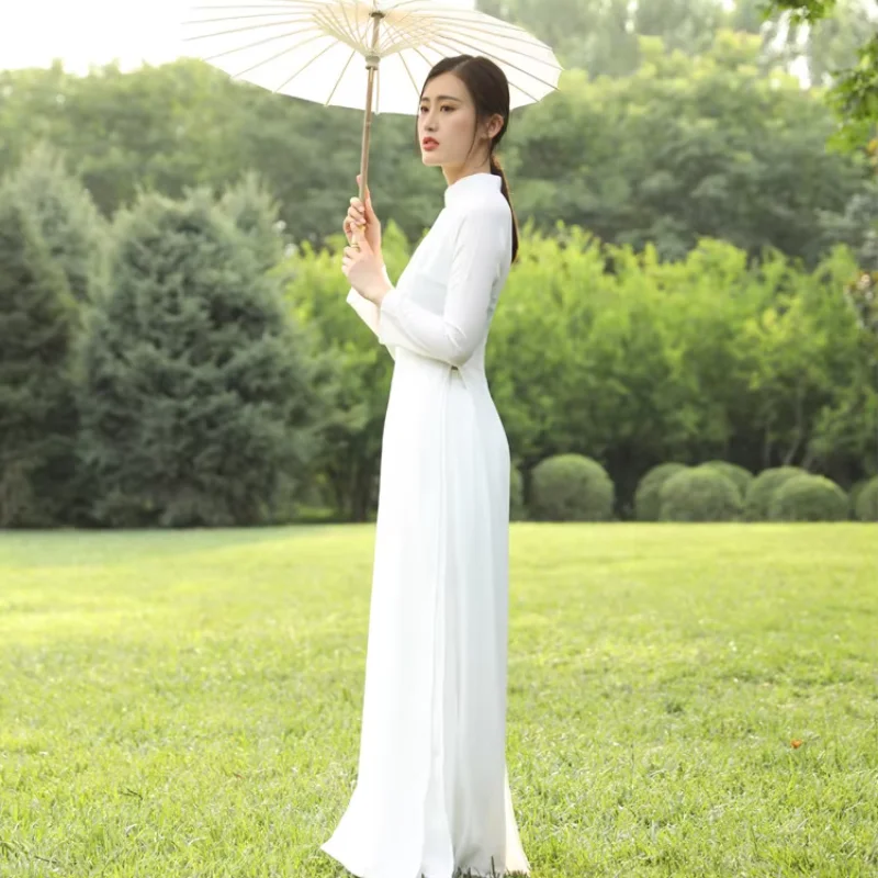 Ao Dai-Robe Cheongsam Traditio - Ao Dai Vietnam Dress avis et prix