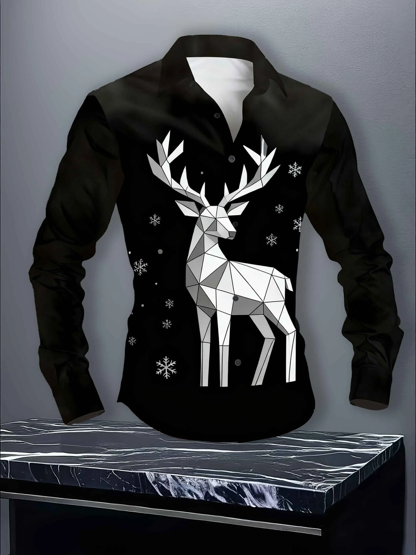 ​Men's Holiday Deer… - image