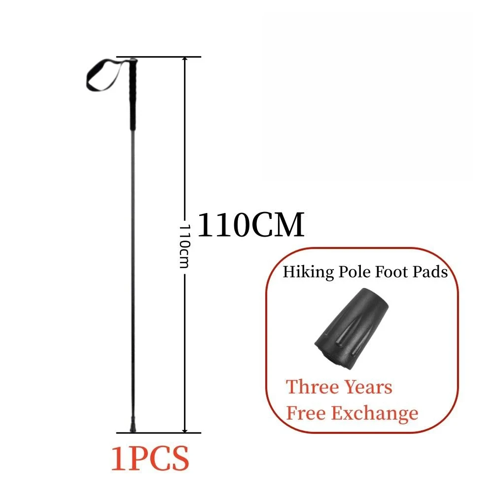 Imagem -02 - Fibra de Carbono Trekking Pole Ultraleve Portátil Camping Trip Folding Pole 5-seção Trekking Pole Novo Pcs