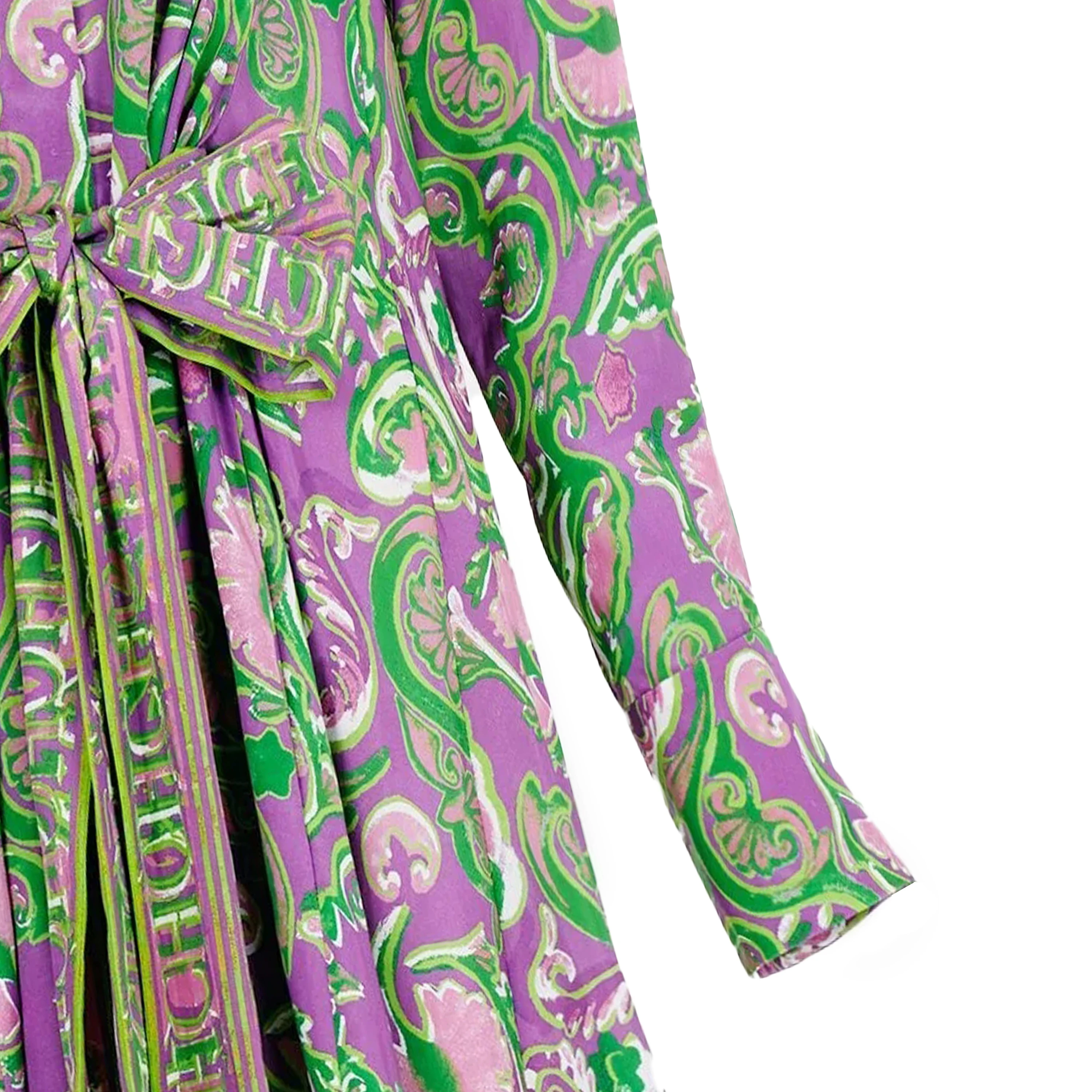 CHCH Women\'s Dress New Long sleeved Polo Collar Printed Shirt Dress Business Casual Long Dress