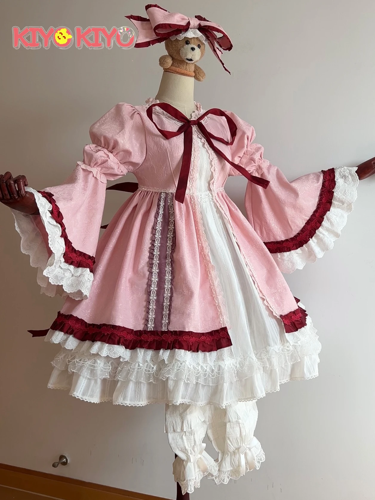 KIYO-KIYO Amine Rozen Maiden Hinaichigo Cosplay Costume HinaichigoPink Dolls Gothic Lolita Dress Halloween Costume