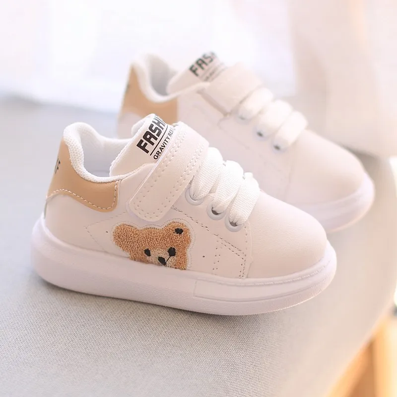 21-30 Size Children\'s Anti-slip wear-resistant Casual Shoes Kids White Sneakers Girls Boys Soft-soled Walking Shoes Kids Shoes