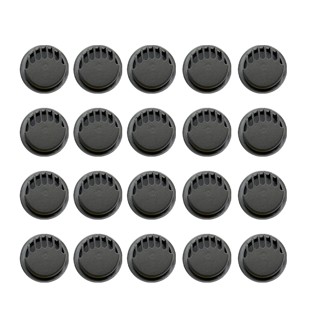 

50pcs Mask Breathing Valve Replacement for R95 9000 Series Black Exhaust Air Steam Filter Only
