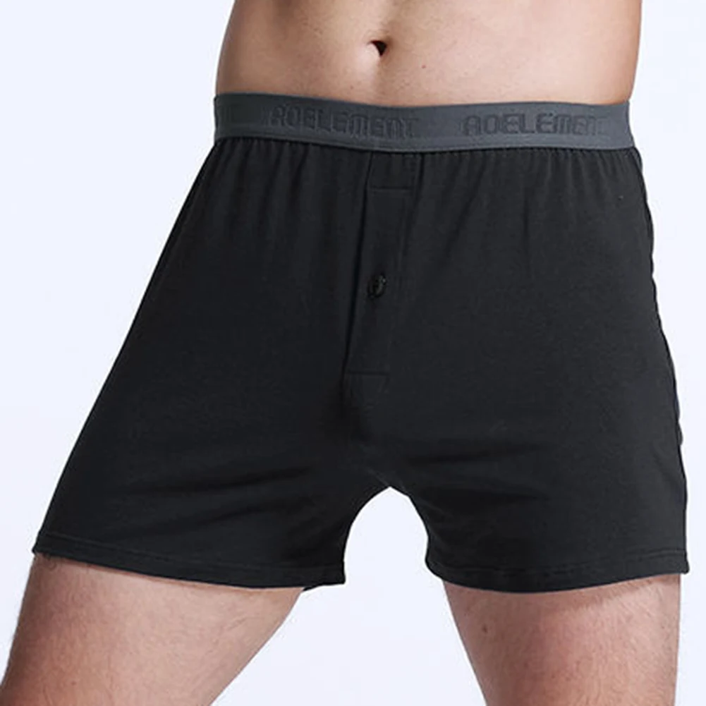 

Men\\\\\\'s Underwear Boxer Shorts Mid Waist Design Breathable Pouch Cotton Spandex Blend Fabric for Enhanced Comfort