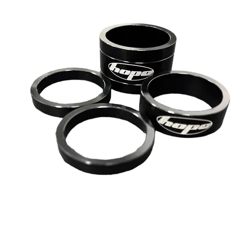 Imagen 2 del producto Juego de almohadillas para auriculares HOPE, almohadilla para auriculares de bicicleta de aleación de aluminio adecuada para horquilla delantera de bicicleta de 28,6mm