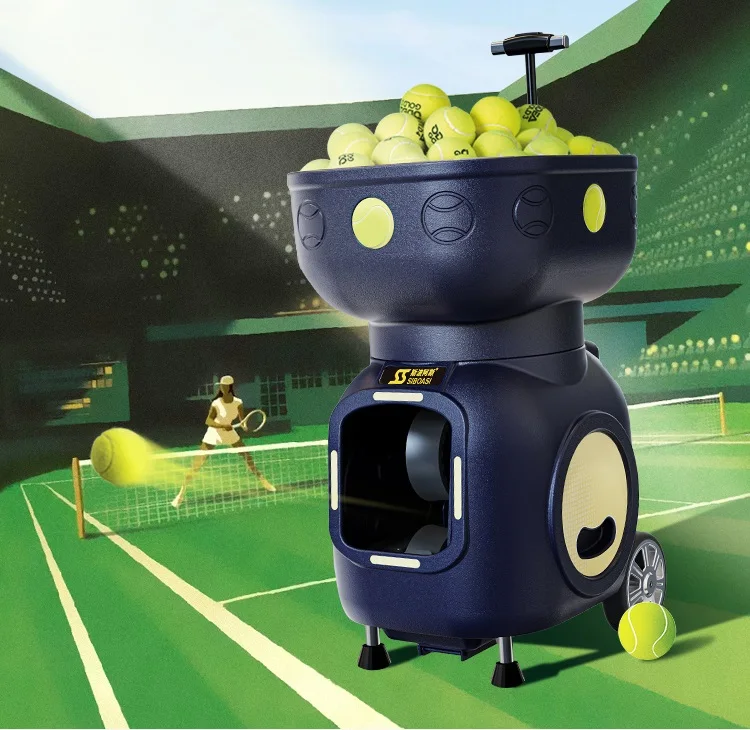 

Siboasi 2024 New T5 Automatic Portable Tennis Ball Training Shuttlecock Shooting Tools Machine Wholesale with Battery