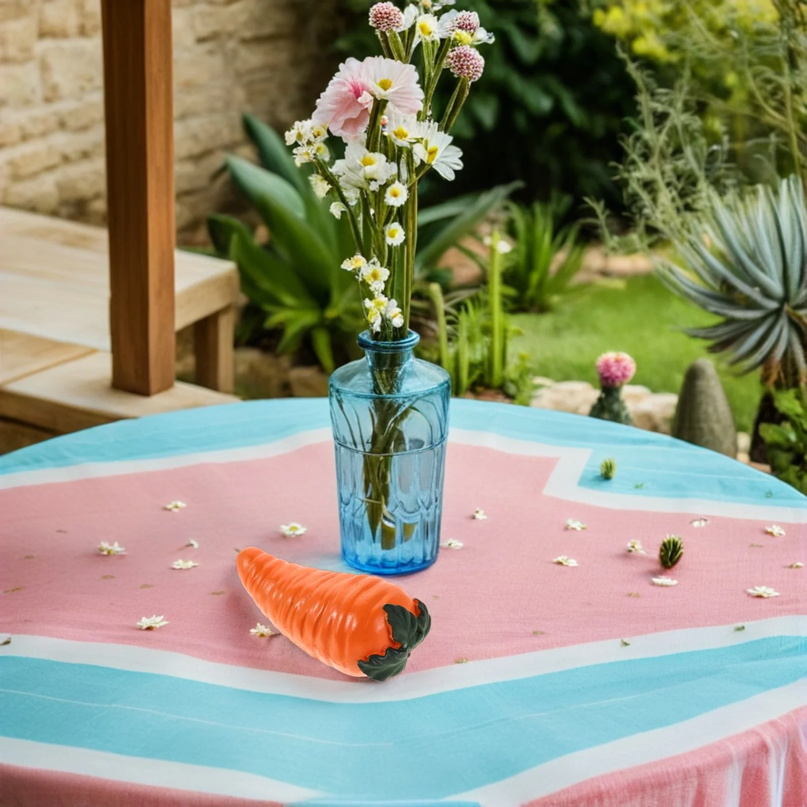 Weatherproof Resin Garden Key Box Carrot Shape Outdoor Hidden Key Hider Secure Yard Porch Decorative Safe Hidden Lock Box