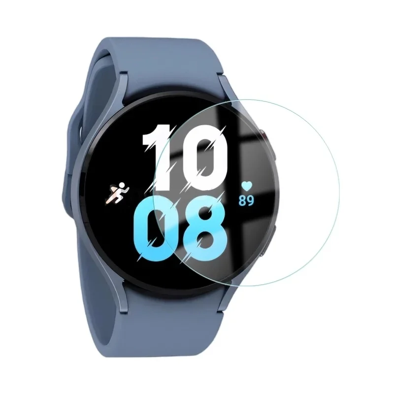 Protector de pantalla de vidrio templado para Samsung Galaxy Watch, película protectora 9H, 5, 4, 3, 40, 44MM, 41, 42, 45, 46mm