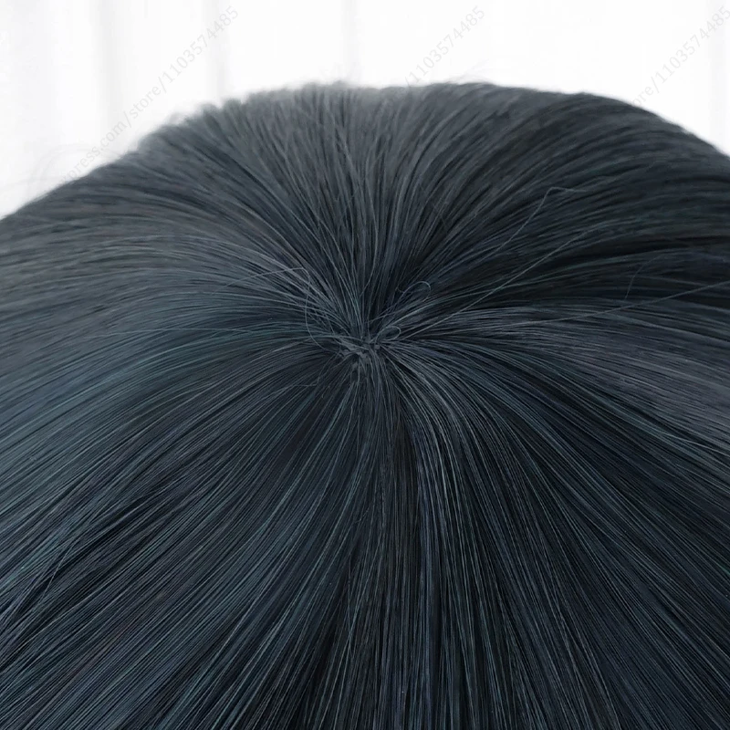 شعر مستعار تنكري قصير مقاوم للحرارة ، أنيمي هيمينو ، شعر اصطناعي ، 35 من الشعر المختلط