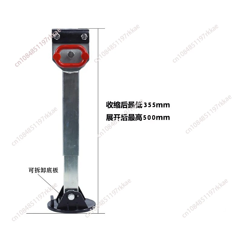 

90 degree folding RV heavy duty outriggers handle trailer jack hand crank balance support modification