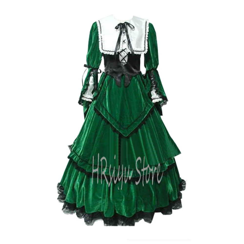 

Women's Cosplay SuiSeiSeki Costume Green Dress Halloween Carnival Party cos Customize your size