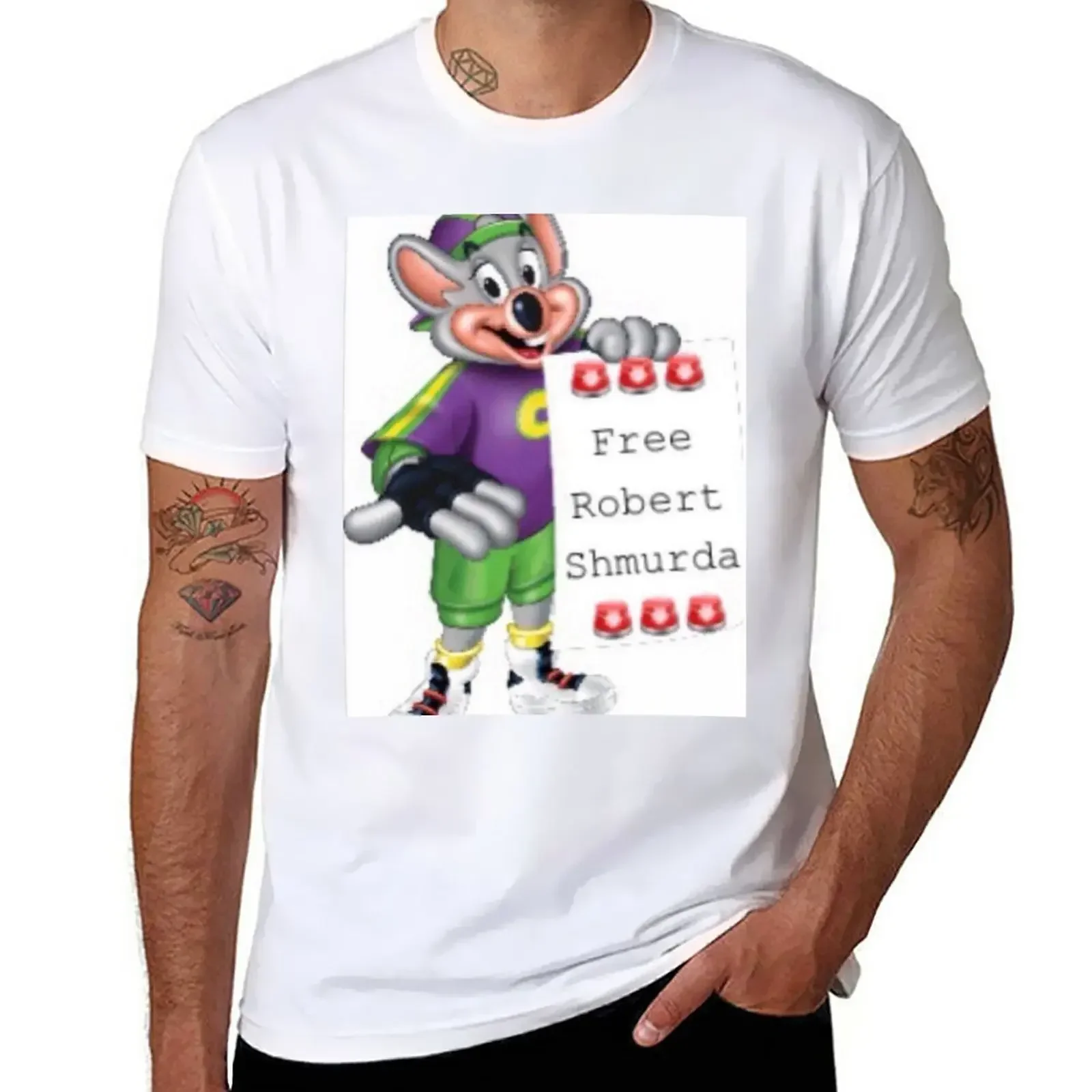 Свободная футболка Роберта шурда тяжелые корейские модные милые топы мужские высокие футболки