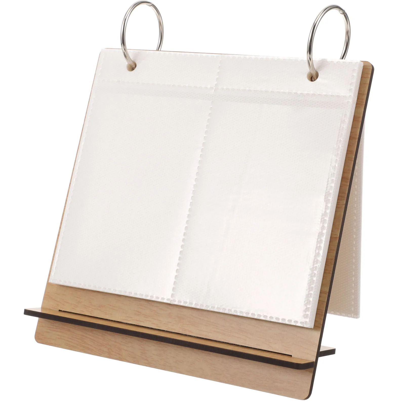 Autocollants artistiques Style calendrier de bureau, Mini cadre Photo, support d'affichage pour Salon de manucure, outils d'organisation, Album d'autocollants pour ongles