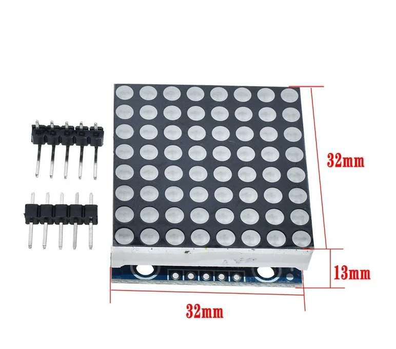 Можно запрограмуровать вместе с матричным модулем Arduino MAX7219, модулем микроконтроллера, модулем дисплея, готовым продуктом