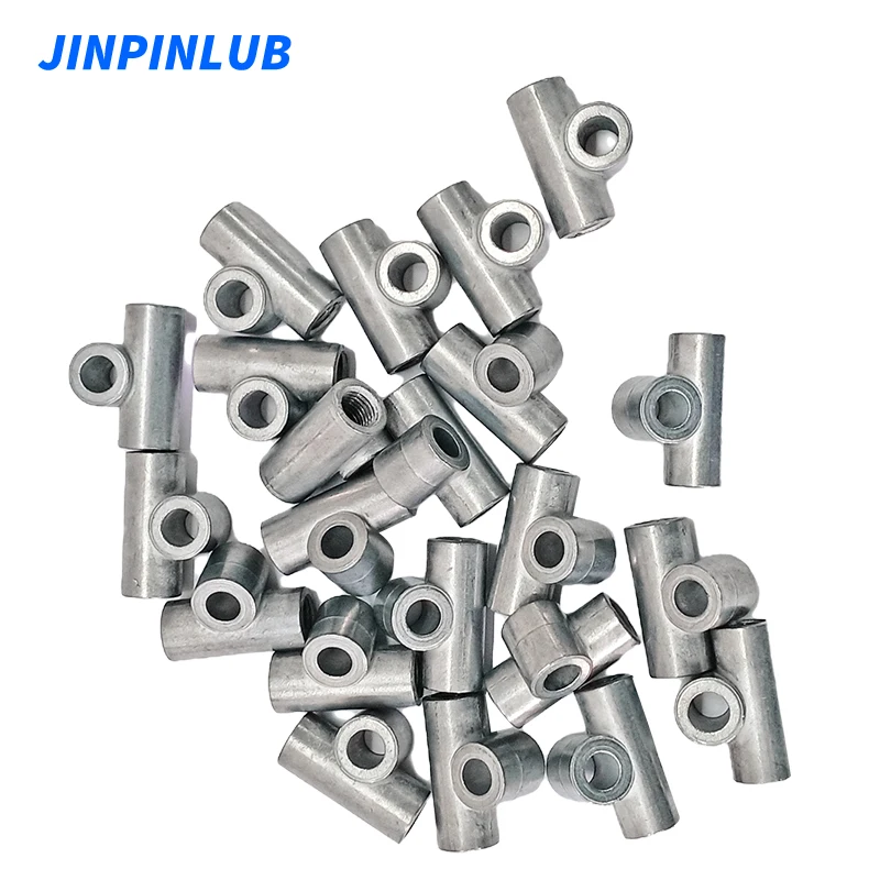 JINPINLUB JD موصل ثابت سبيكة ، محول ثنائي الاتجاه ، اتصال نظام تزييت ، خط أنابيب