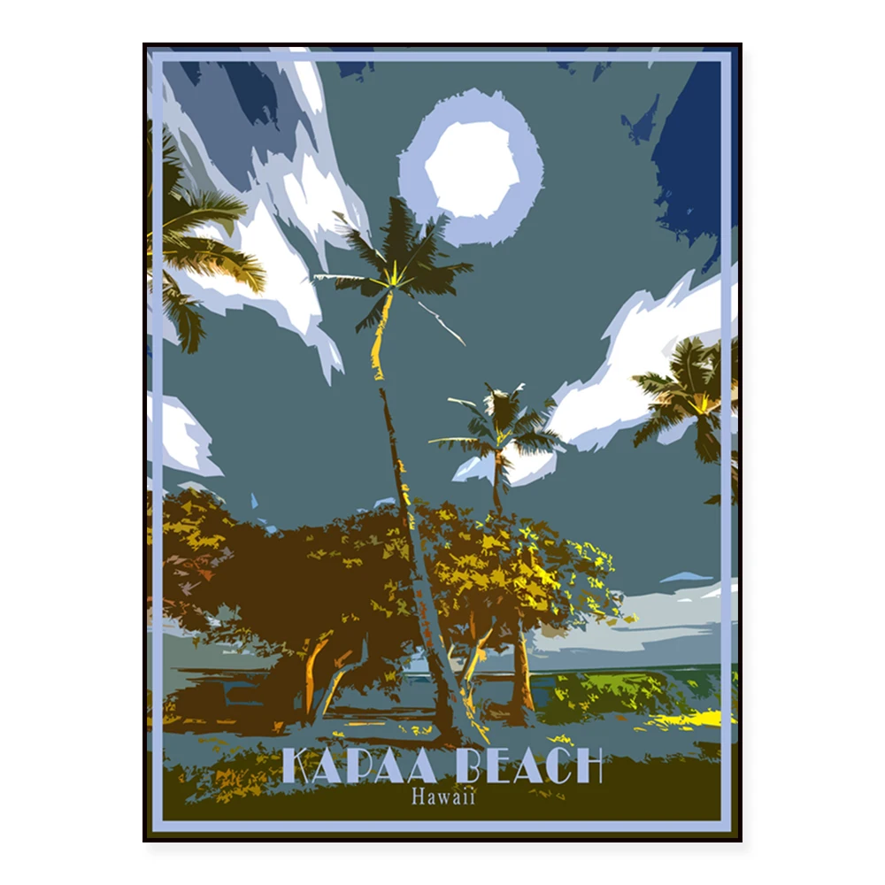 Chicago, Hawaii, San Juan, Puerto Rico, Vancouver, Las Vegas, Golden Gate San Francisco, Canada, New York travel print posters