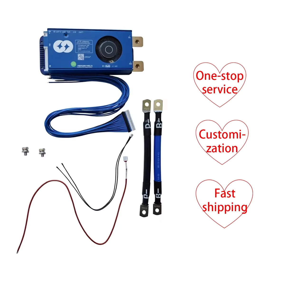 Smart BMS LiFePO4 8S-17S 200A Active Balancer for E-bike Etc