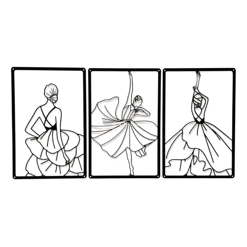 

Unique Metal Wall Decor Metal Abstract Woman Dance Bedroom Living Room Bar Decor Dropship