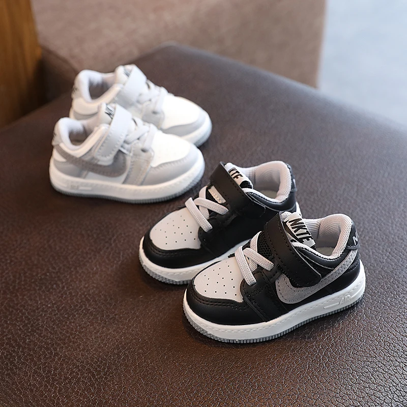 Chaussures de sport pour enfants, baskets pour garçons et filles, printemps et automne, version coréenne, chaussures simples pour bébé, semelle souple, tod, 2024