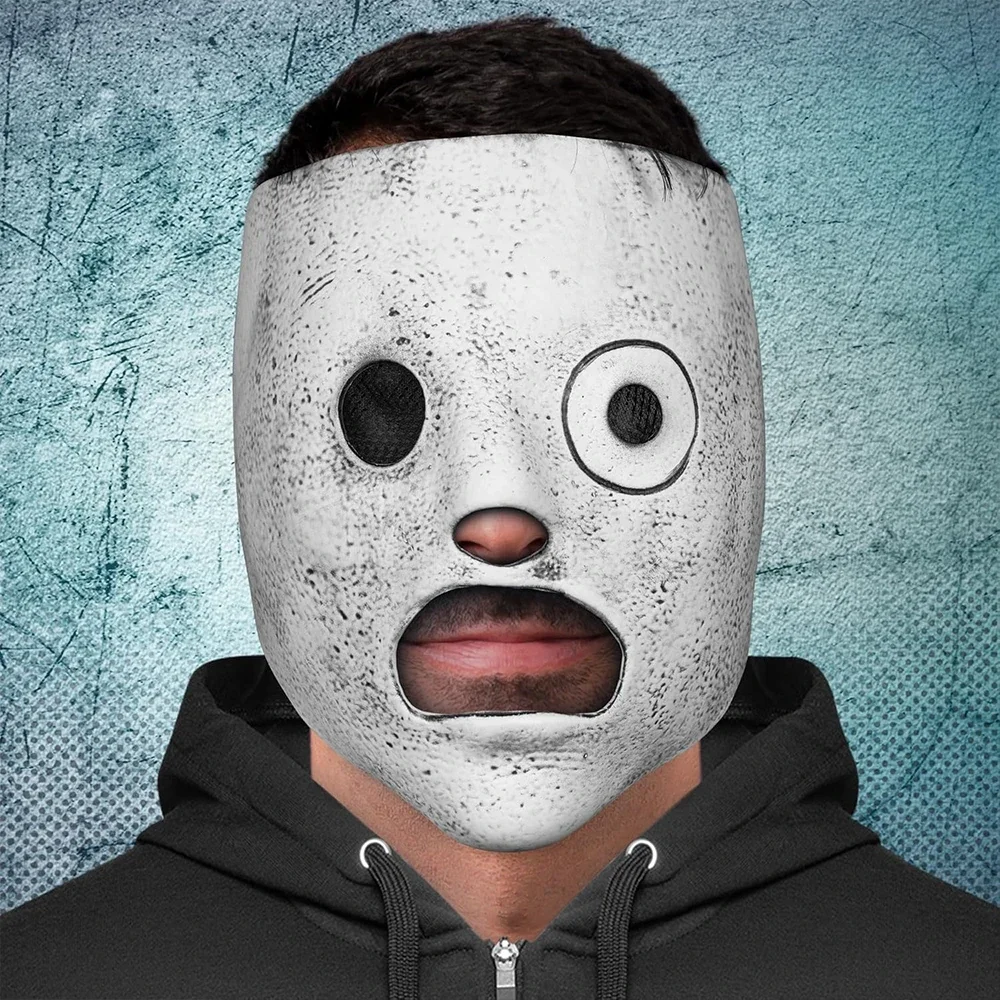 Akcesoria do kostiumu: opaska, cosplay, węzeł, maska Micka, kostium, Joey, odgrywanie ról, fantazja, męskie nakrycie głowy lateksowe, Halloween, maskarada, męski hełm