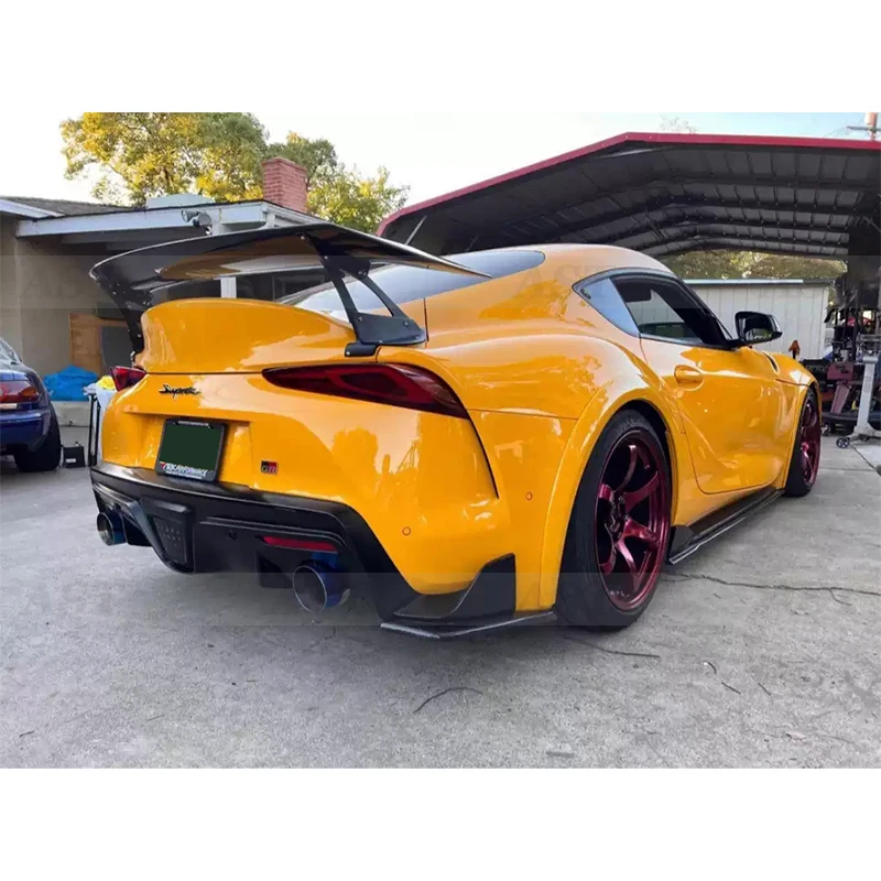 Carbon Fiber Tail fins For Toyota GR SUPRA A90 A91 MK5 V Style Rear Deck Spoiler Guide Wing Rear Wing Body Kits