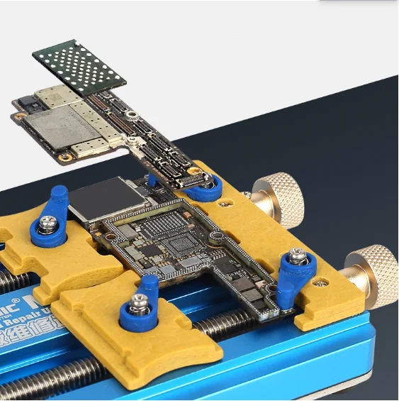 MECHANIC-Universal PCB Holder, Double Bearing Jig Fixture for iPhone, Samsung, HW Motherboard, Soldering Tools, Rework Platform