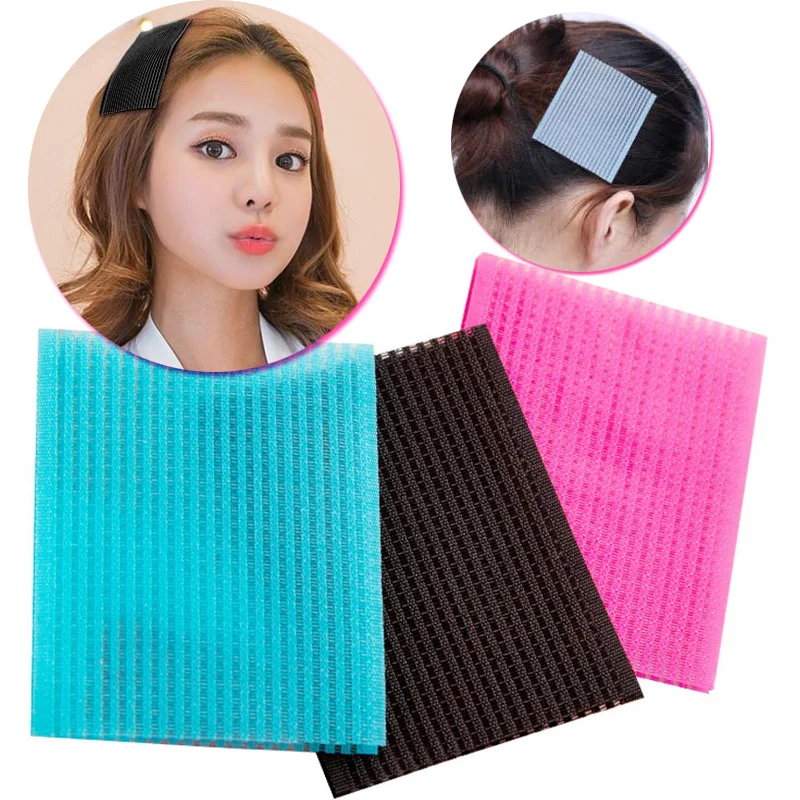 

12Pcs/bag Women Magic Hair Bangs Sticker Clip Fashion Fixed Paste Posts Magical Tape Fringe Hair Bang Patch