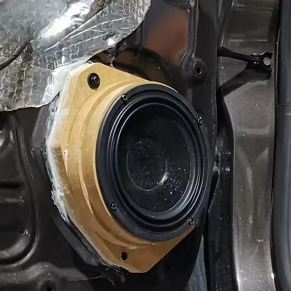 RP6A مكبر صوت للسيارة 6.5 بوصة 2-way 4ohm مكون مجموعة سماعات مكبر صوت مستدير لترقية صوت السيارة مكبر الصوت #4