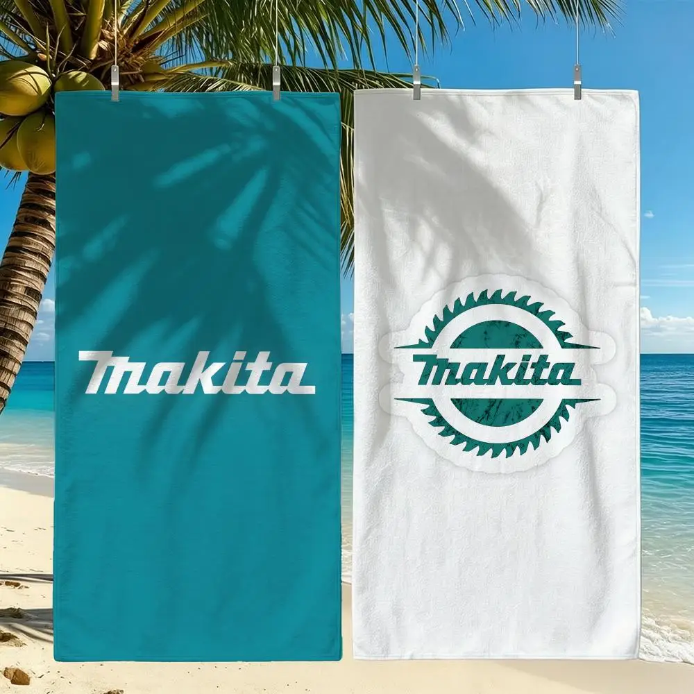 Brand M-Makita Towel Towel Beach Towel Oversized Quick Dry Towel Absorbent Soft Swim BeachTowels for Men Women