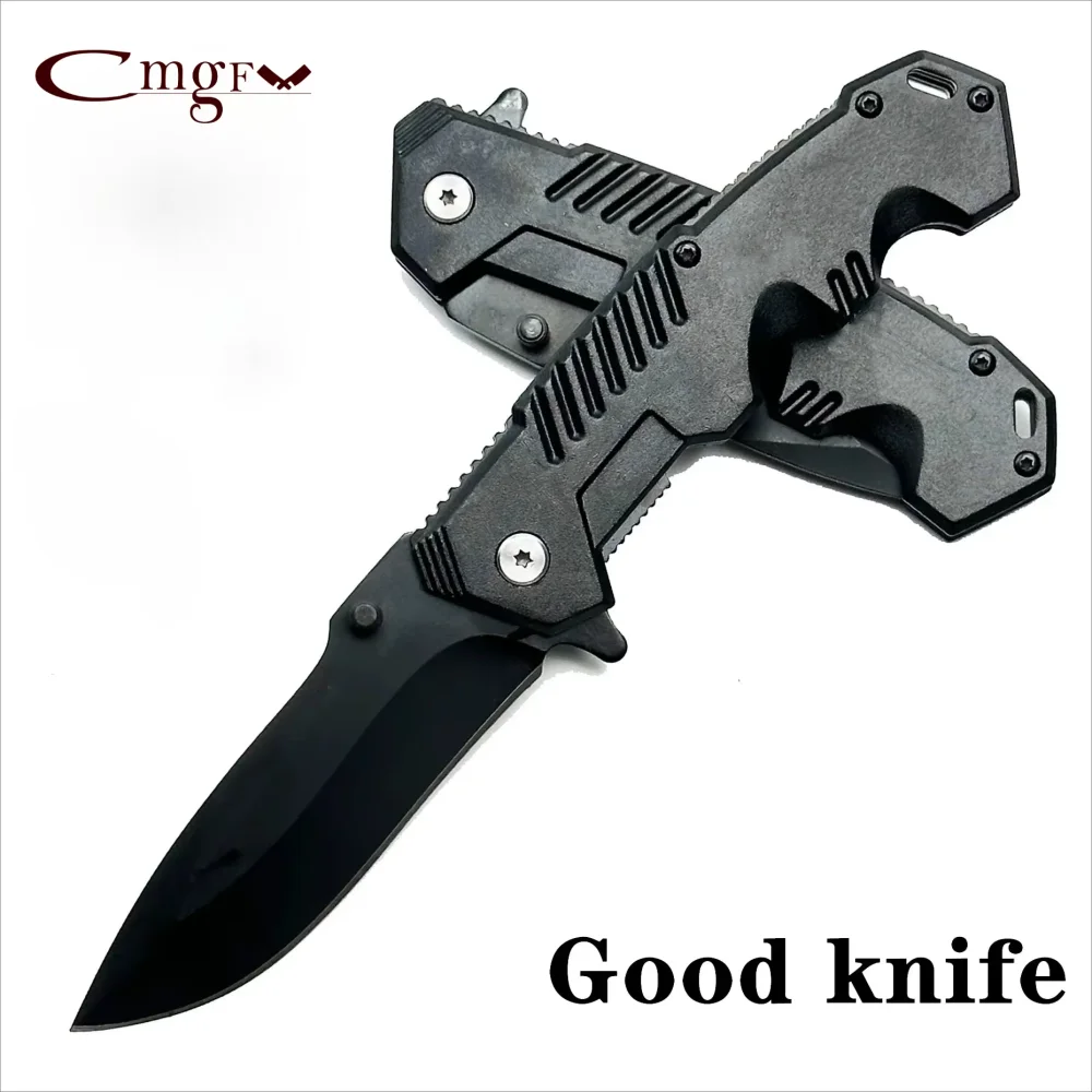 Image of 1 Stück tragbares, multifunktionales, faltbares Überlebensmesser mit scharfem Taschenmesser, geeignet für Outdoor-Camping und Überleben in der Wildnis