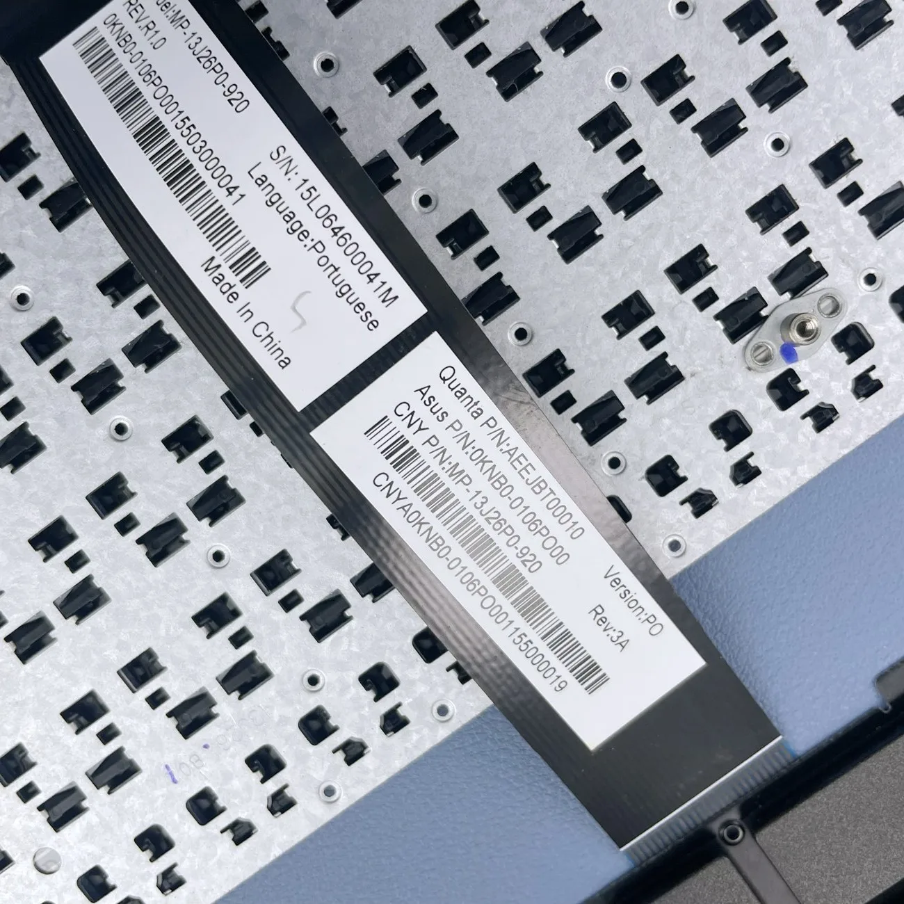 Portuguese Laptop Keyboard For ASUS VivoBook X102BA X102 X102B Series Without Frame PO Layout