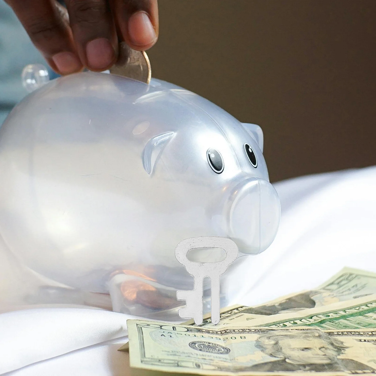 20Pcs Coin Bank Lock Key Money Safe Accessory Set - Secure Storage Solution for Piggy Banks Cash Jars and Saving Cans