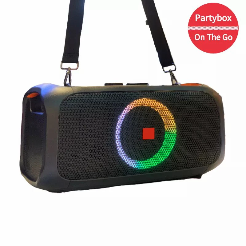 

2022 Newest DJ Partybox On the Go Outdoor Loudspeaker Portable Wireless Karaoke Led Party Speaker with wireless microphone