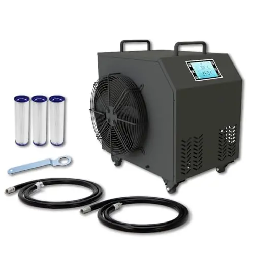 Adjustable Cooling System for Water Tank Pure Titanium Evaporator Cooler for Cold Air Bath