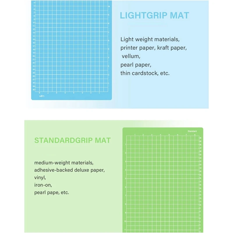 6 Stück Schneide matte für Cricut Joy Xtra 12x8,5 in selbst klebenden wieder verwendbaren handwerklichen Schneide matten klebrigen Zubehör Ersatz