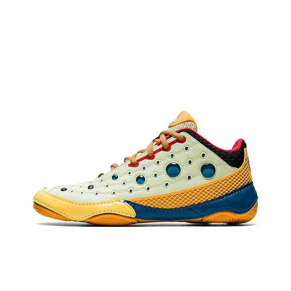 ASICS x KIKO KOSTADINOV Synthetic Leather Abrasion Resistant Low top Running Shoes Women's Yellow Blue 1022A337-100