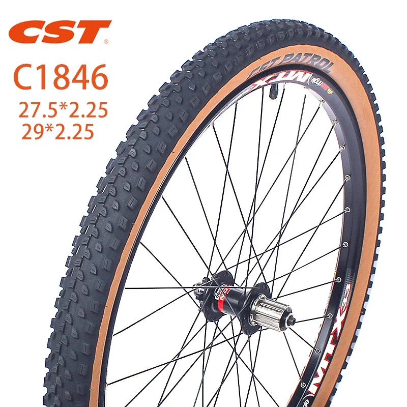 CST PATROL MTB 자전거 타이어, 2.25 크로스 컨트리 자전거 부품, 29X2.25 29er 다크 브라운 엣지 마운틴 C1846, 27.5 인치, 29 인치