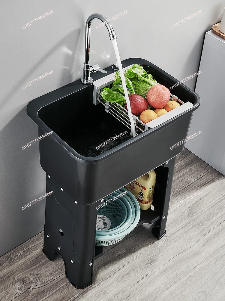 

Multifunctional Kitchen Sink Faucet Set Household Simple Wash Basin Dishwashing Sink For Kitchen Bathroom Hand Washing