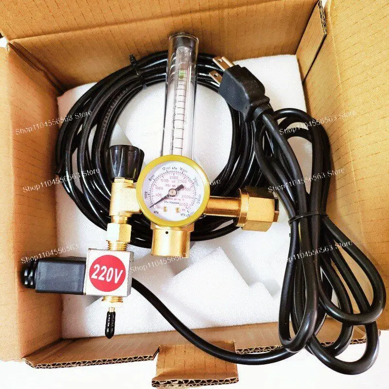 Cross-border 36V220V Carbon Dioxide Pressure C Meter Plant Hydroponics with Gas Meter CO2 Pressure Reducer
