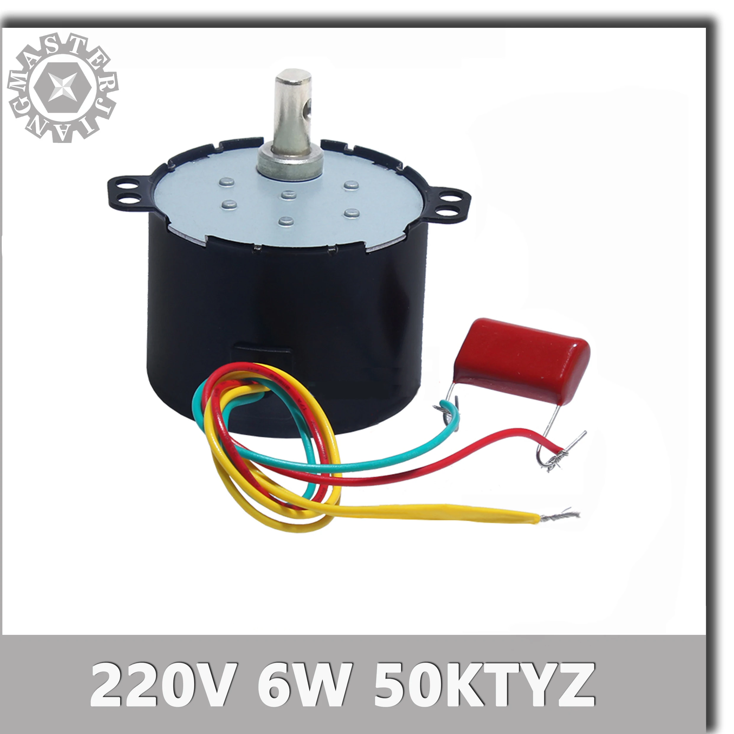 AC 220V 6W 50KTYZ Permanent Magnetic Synchronism Gear Motor Speed Reducer 1RPM 2.5RPM 5RPM 15RPM 20RPM 30RPM 40RPM 50RPM 110RPM.