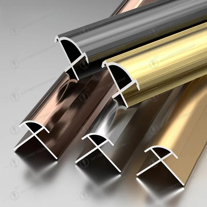 

Алюминиевый декоративный уголок для наружных и внутренних стен, защитная отделка для панелей, декоративная линия для интерьера и экстерьера.