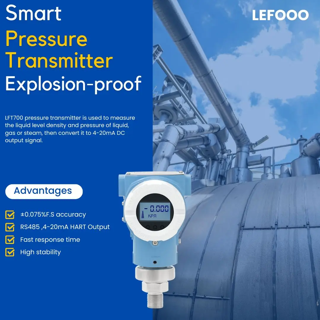 display Monocrystalline Silicon Sensor liquid Smart Pressure Transmitter