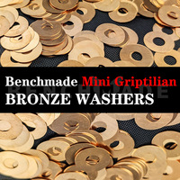 CNC Bronze Made Fold Knife Replacement Washers Gasket Rings for Genuine Benchmade Griptilian Mini 555 556 557 Knives DIY Part
