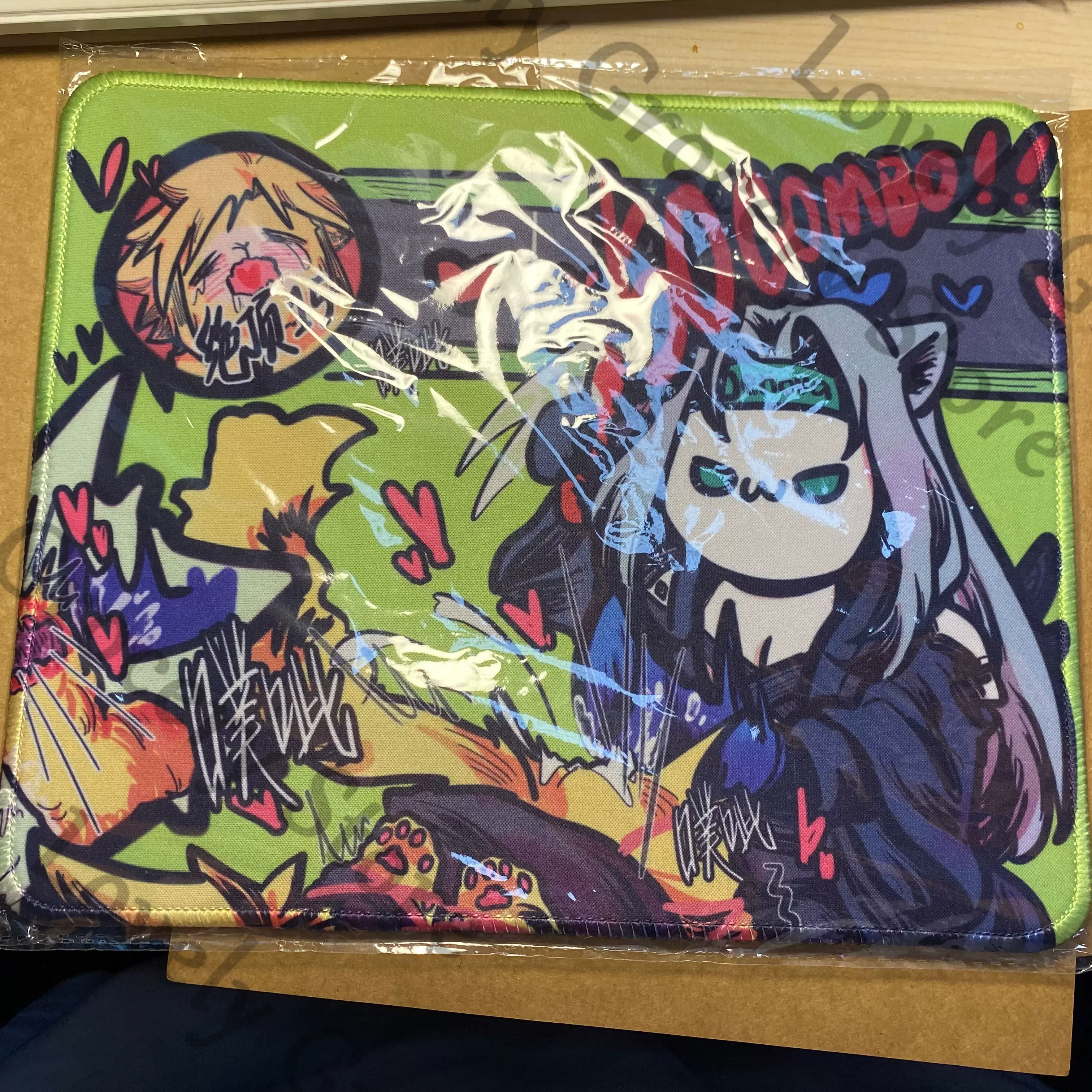 Alfombrilla de Ratón Original de Anime Sephiroth Cloud Strife, Versión Q, Accesorios para Mesa, Adorno, Regalo