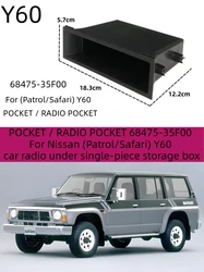 For Nissan Patrol Y60 Center Console Storage Box Interior Accessories With Water Cup Holder Storage Box