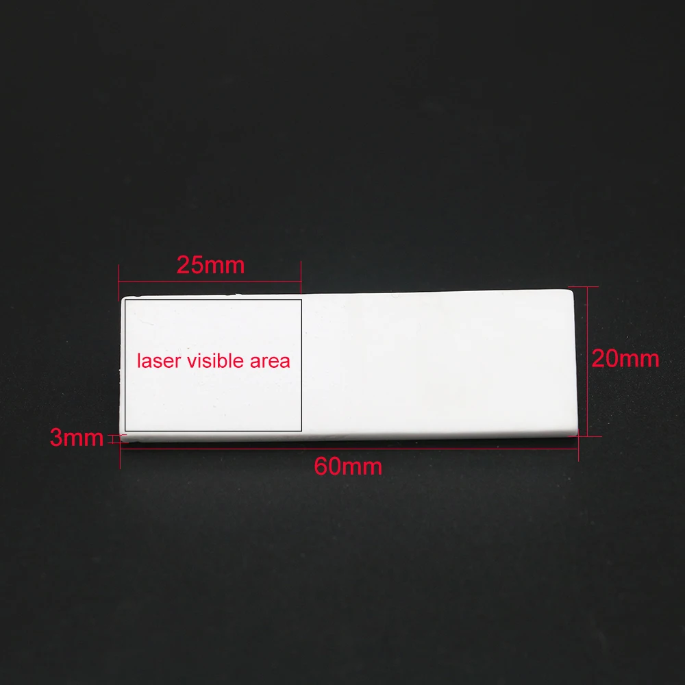 

IR Detection Alignment Card Infrared Dimmer Visualizer Calibrator Ceramic Plate For YAG 1064nm Fiber Laser LED Diode Beam