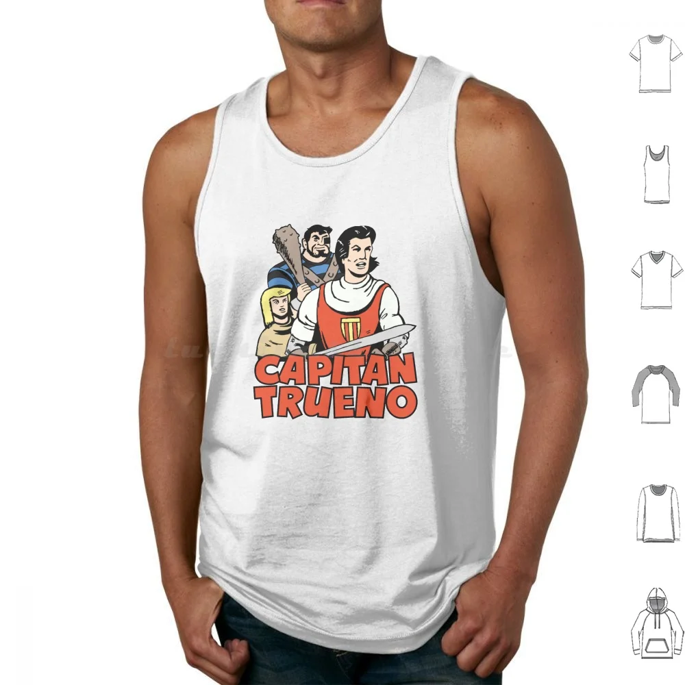 

Capitán Trueno Tank Tops Vest Sleeveless Capitan Trueno Tbo Comic 50s 60s Mora Tebeo Tebeos Historietas Quiosco Kiosko Pesetas