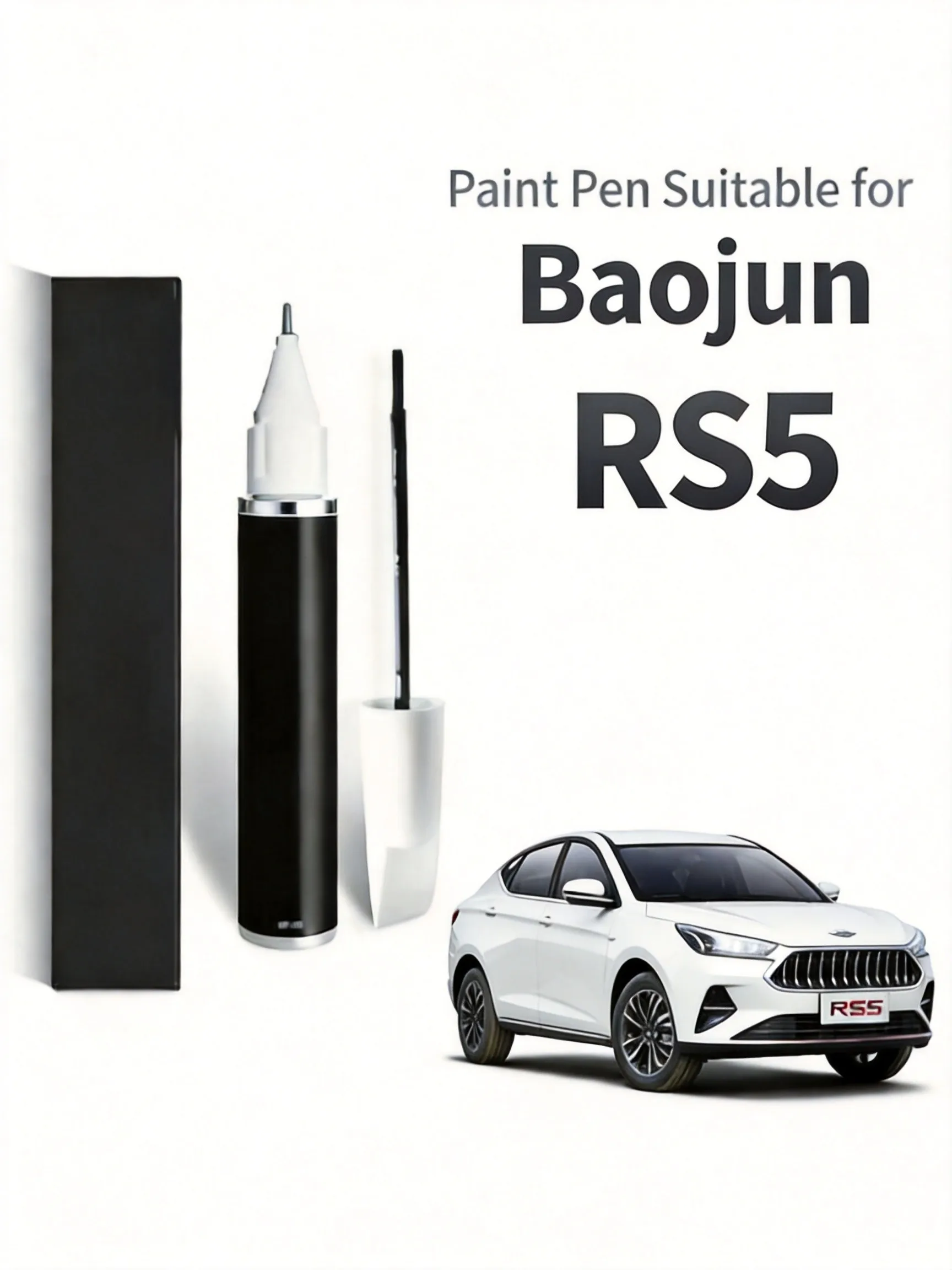 Compatible Touch Up Paint Pen for Baojun RS5 Car Scratch Repair Remover Paint Fixer Red DIY Paint Care