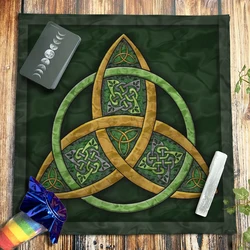 Pagan Witchcraft Six-pointed Star Crystal Pendulum Artifact Card Mat Divination Astrology Tarot Tablecloth Altar Cloth